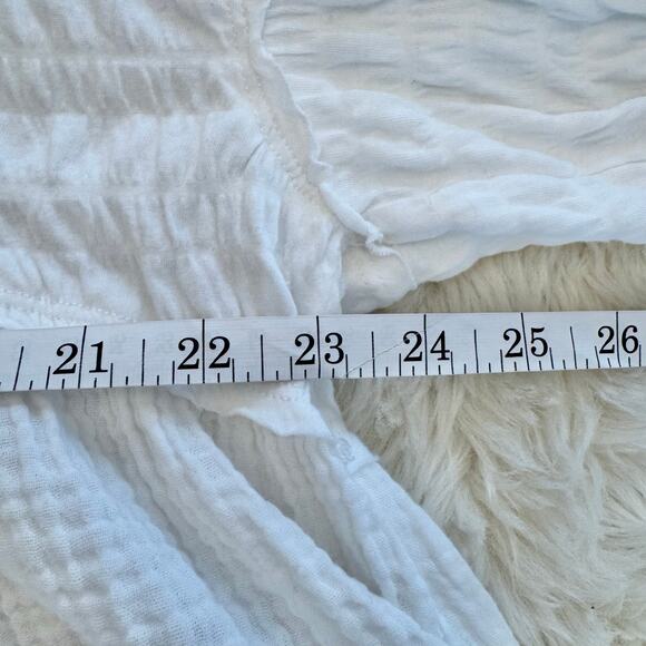 Free People Flower Power Top Oversized Balloon Sleeve Top XS - Picture 8 of 10